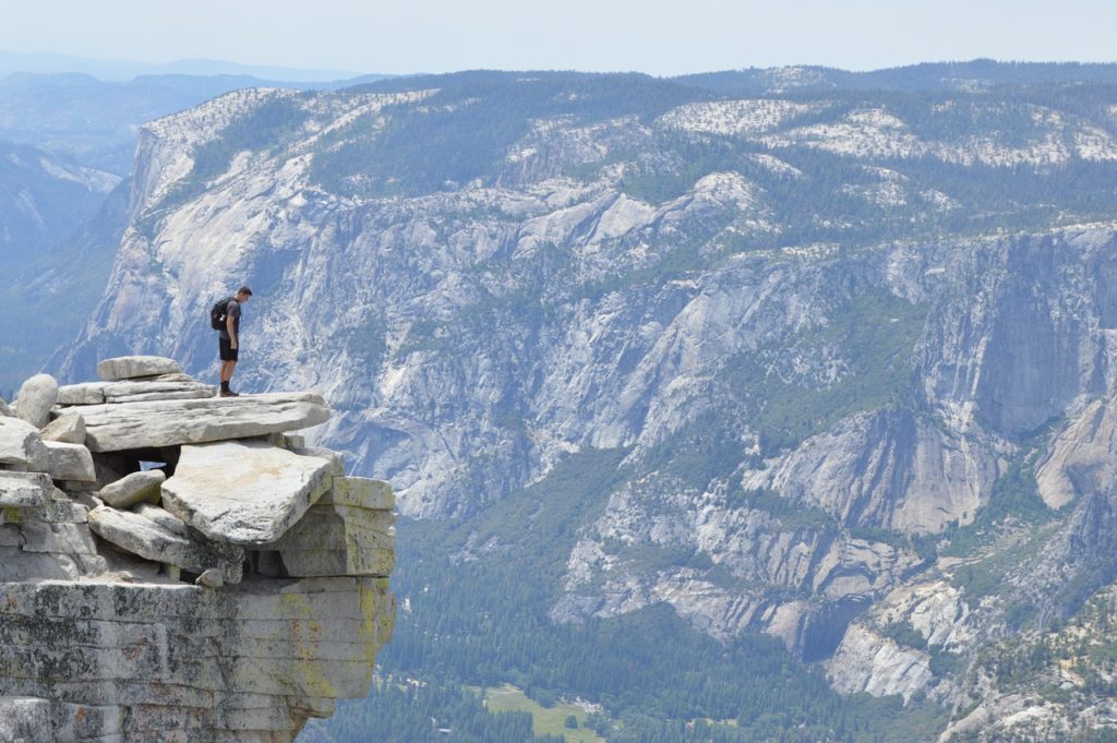 mountain ranges, mountaineer, cliff