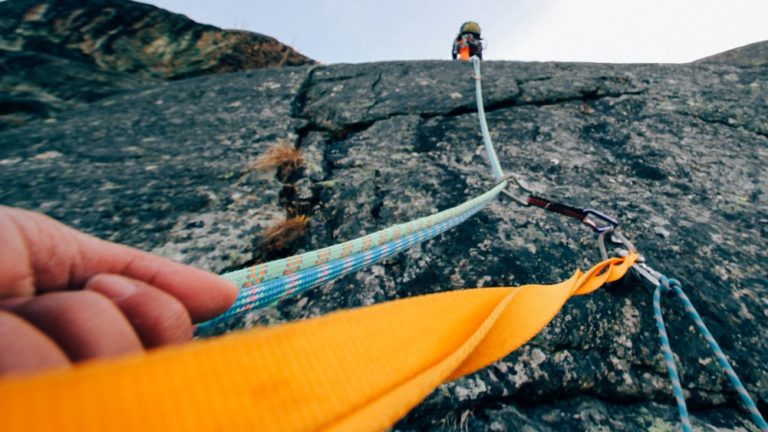 rock climbing, ropes, rock climber